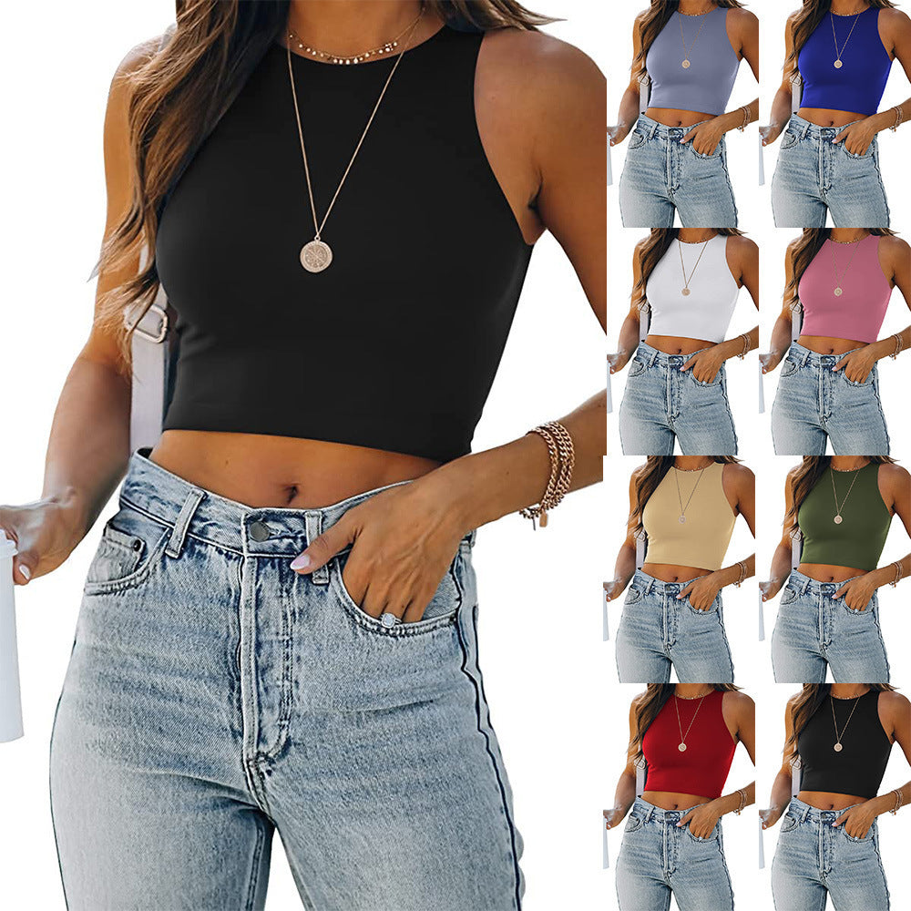Women's fitted Crop Top Ivyshape