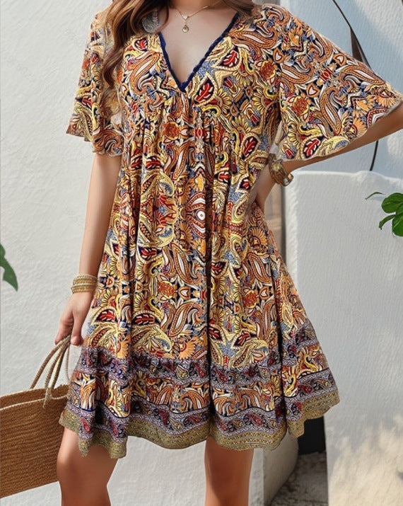 Women's Casual Boho Dress Ivyshape