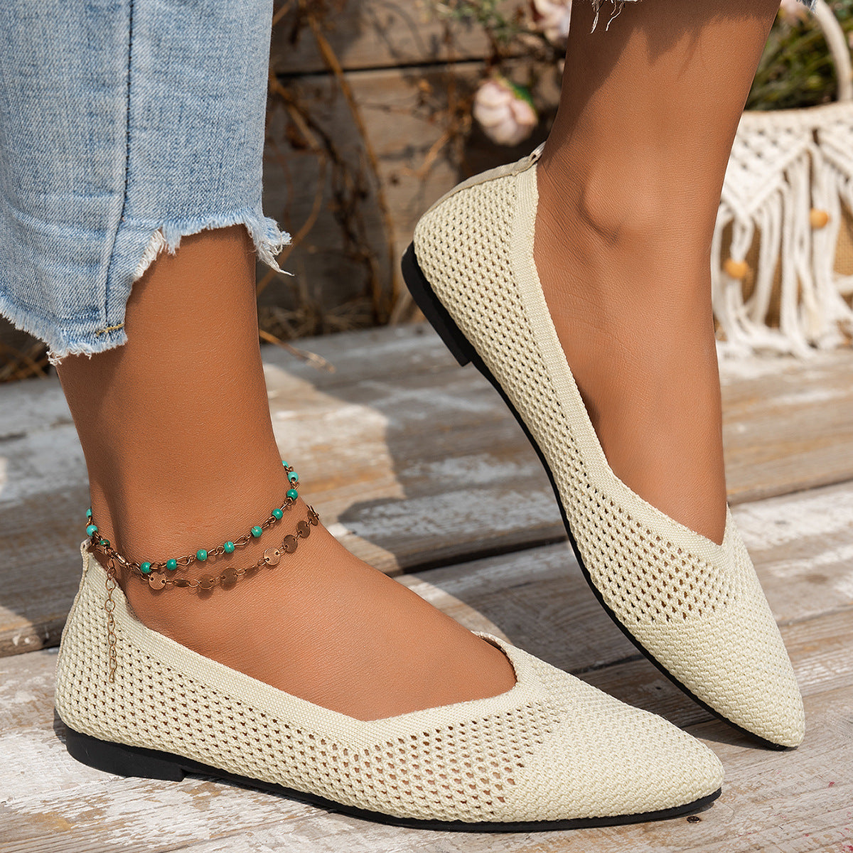 Women Breathable and Comfortable Mesh Shoes Ivyshape