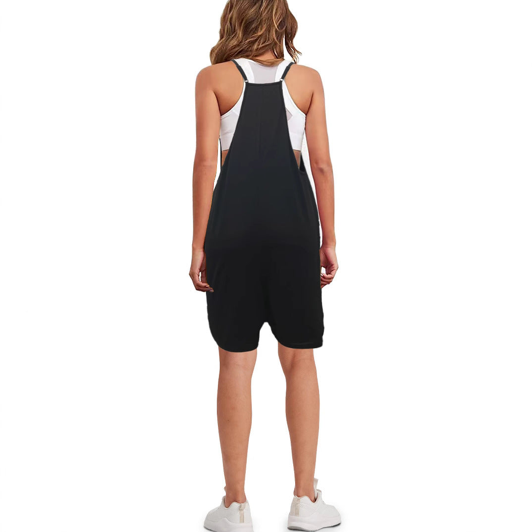 Ladies trendy overall with practical pockets Ivyshape