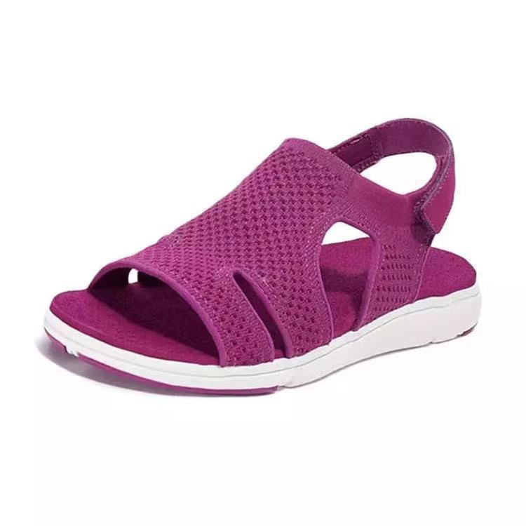 Ladies breathable sandals with adjustable strap and ergonomic sole Ivyshape