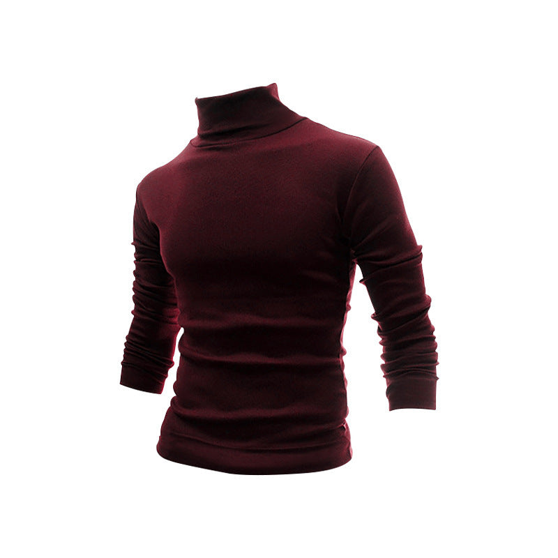 Men's High Quality Stand Collar Sweater Made of Soft Material Ivyshape