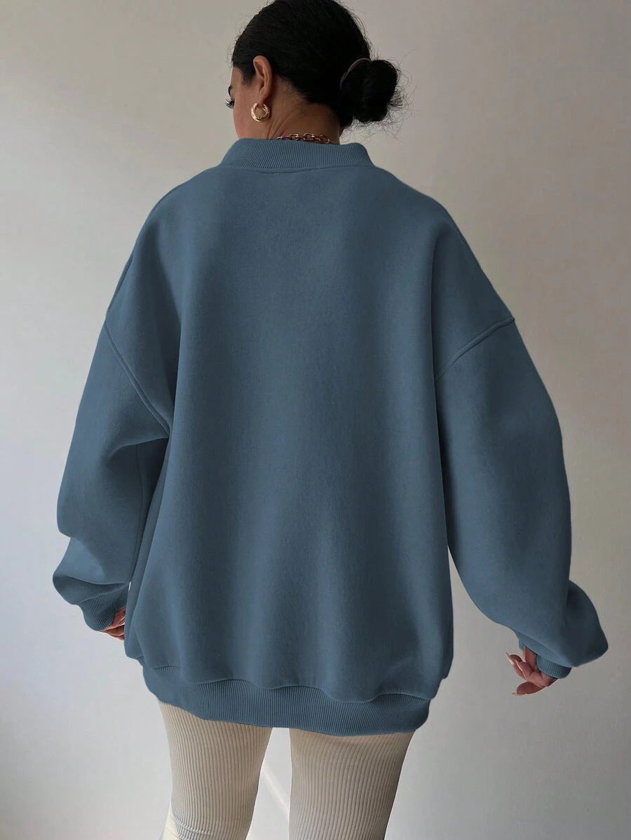 Ivyshape | Casual Long-Sleeve Sweatshirt