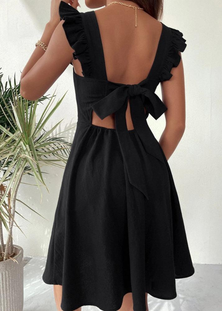 Ivyshape | Bliss Flutter Sleeve Mini Dress