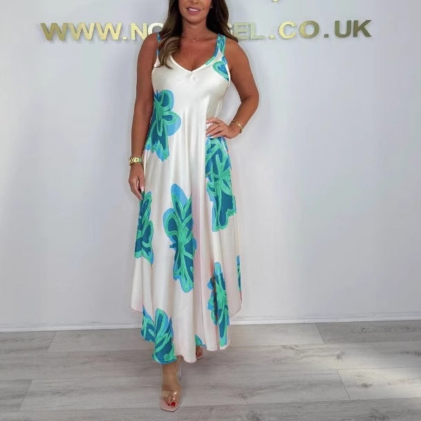 Women Elegant Floral Maxi Dress Ivyshape