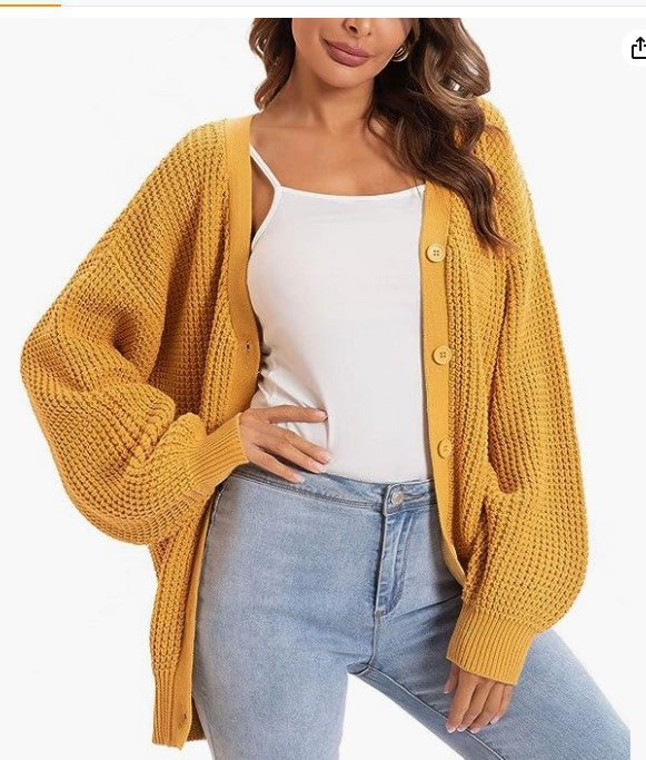 IvyShape | Trendy Single-Breasted Knit Cardigan for Women