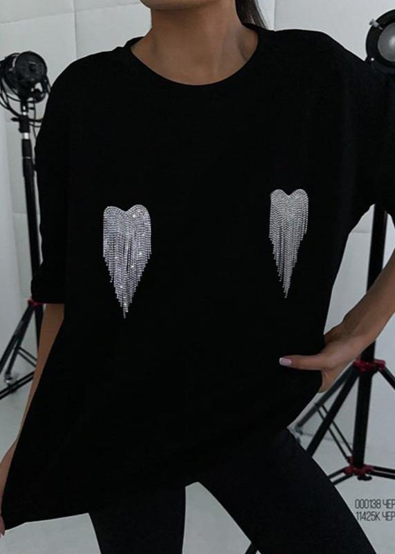 Ivyshape | Wings Embellished T-Shirt