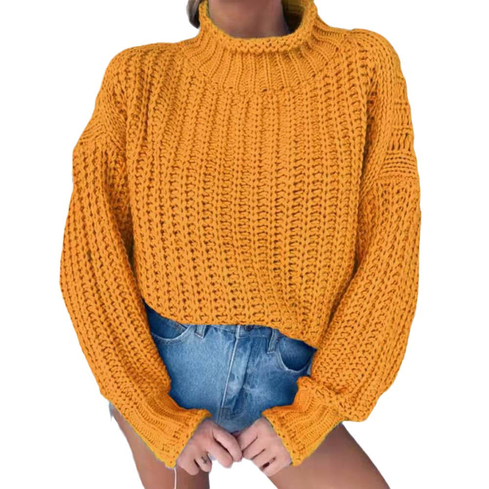 IvyShape | Relaxed Loose Round Neck Pullover Sweater