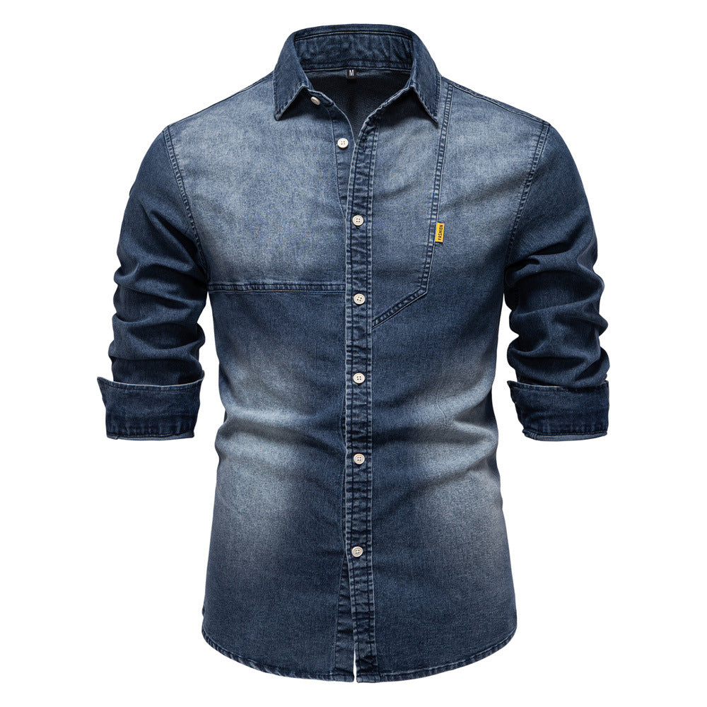 Men's Denim Shirt Ivyshape