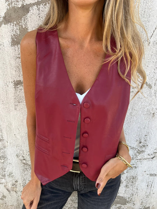 Women elegant stylish vest Ivyshape