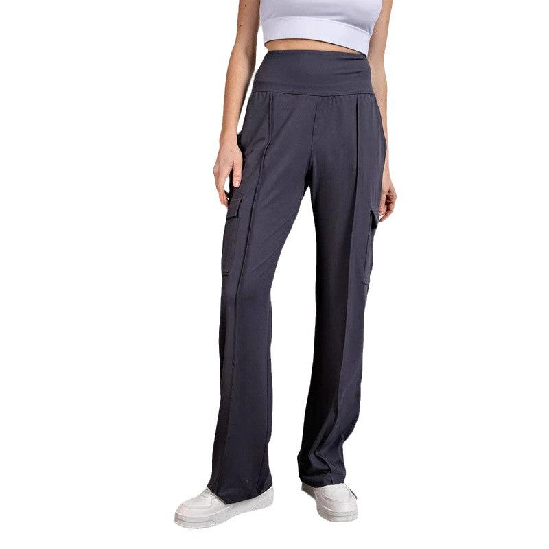 High-waisted cargo pants for women Ivyshape