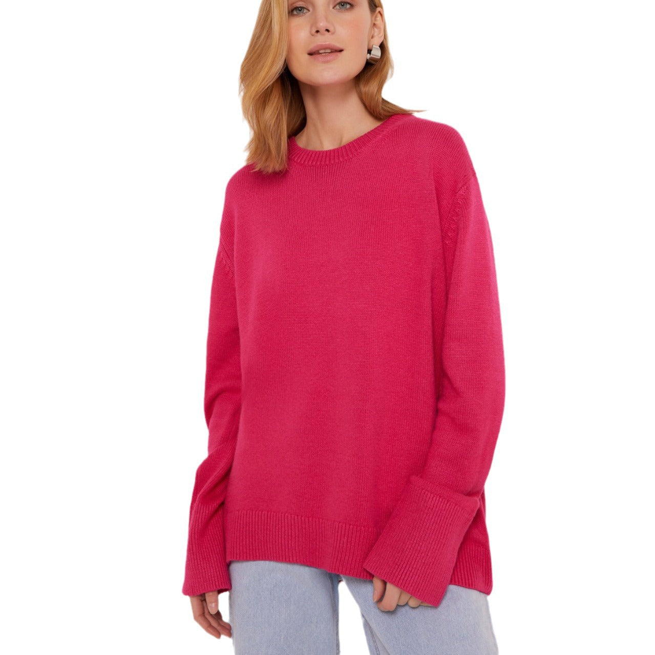 Ivyshape | Oversized Pullover Sweater