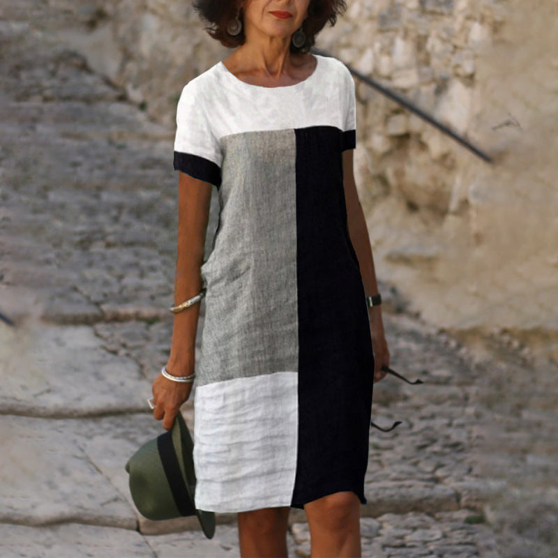 Women Artistic Graphic Midi Dress Ivyshape