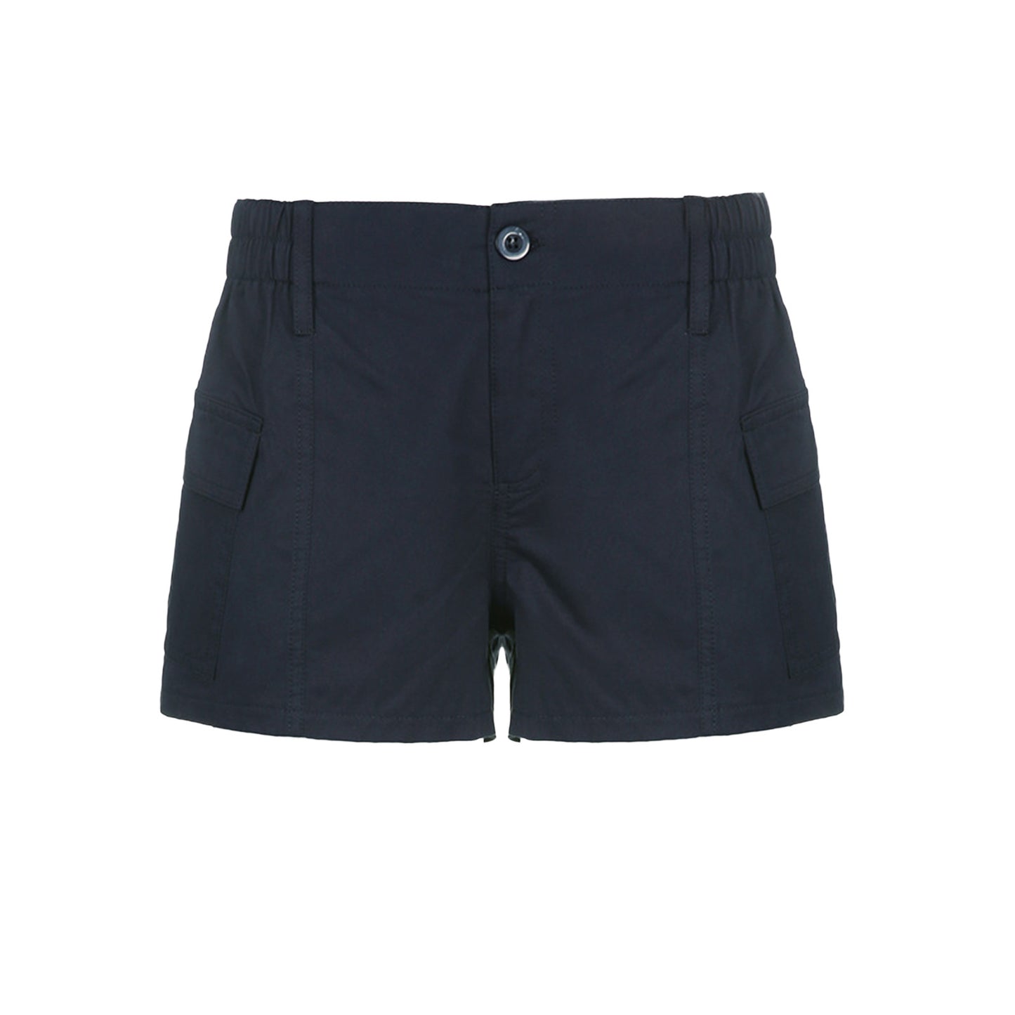 Women's utility shorts with practical pockets and elastic waistband Ivyshape