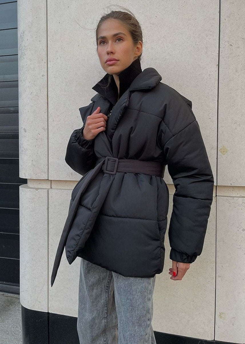 Ivyshape | Puffer Jacket Sleek Winter Warmth