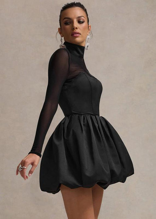 Ivyshape | Balloon-Skirt Mini Dress