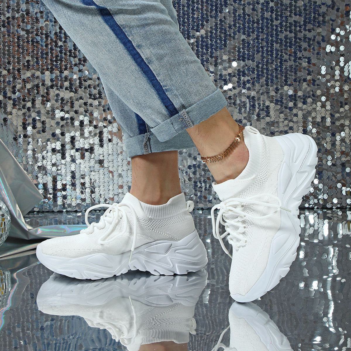 Women's sporty high-performance sneakers with breathable upper material and flexible sole Ivyshape