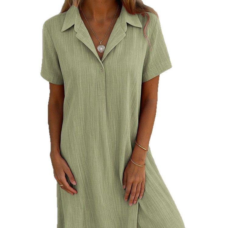Women's Shirt Dress Ivyshape
