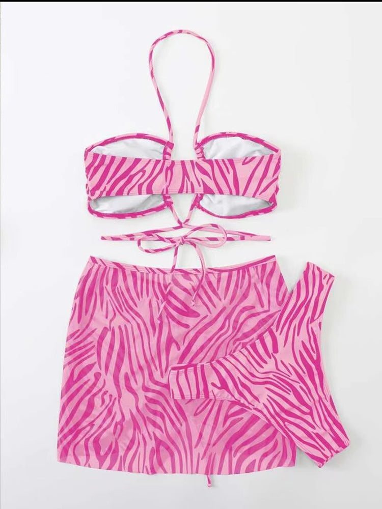 Ladies Bikiniset with transparent Beach Robe Ivyshape