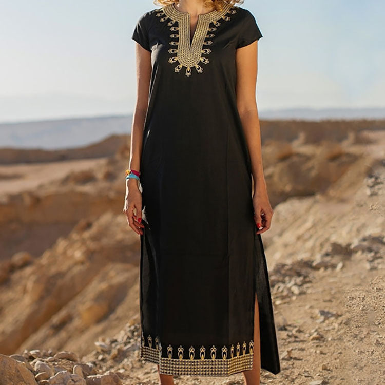 Women Elegant Tunic with Artistic Embroidery Details Ivyshape