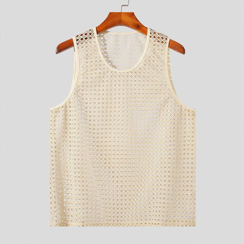Men's Mesh Sports Tank Top Ivyshape