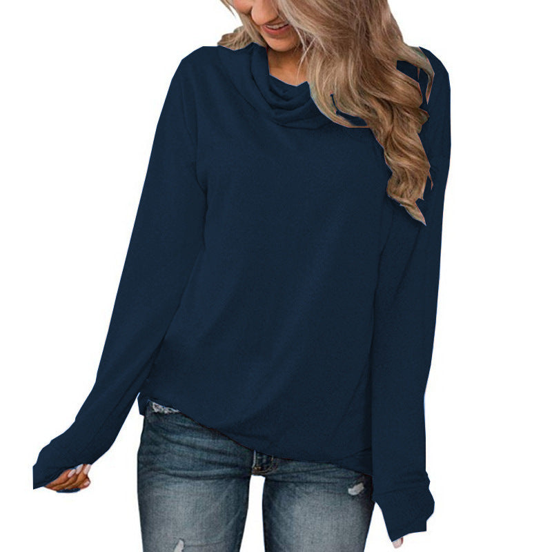 Ladies Casual Turtleneck Sweater with Soft Material Ivyshape
