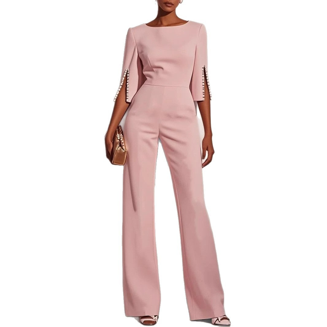 Women's Chic Bell Sleeve Jumpsuit Ivyshape