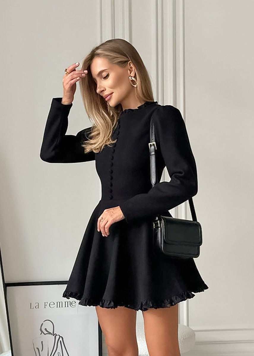Ivyshape | Elegance Buttoned Mini Dress