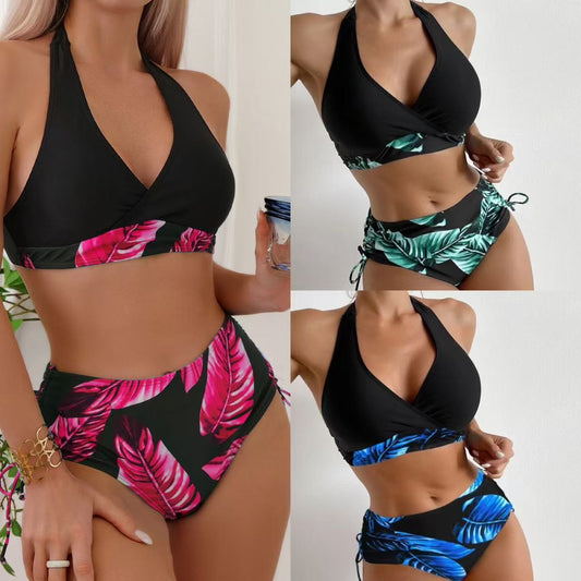 Women High-Cut Bikini Set with Sophisticated Lacing Details Ivyshape