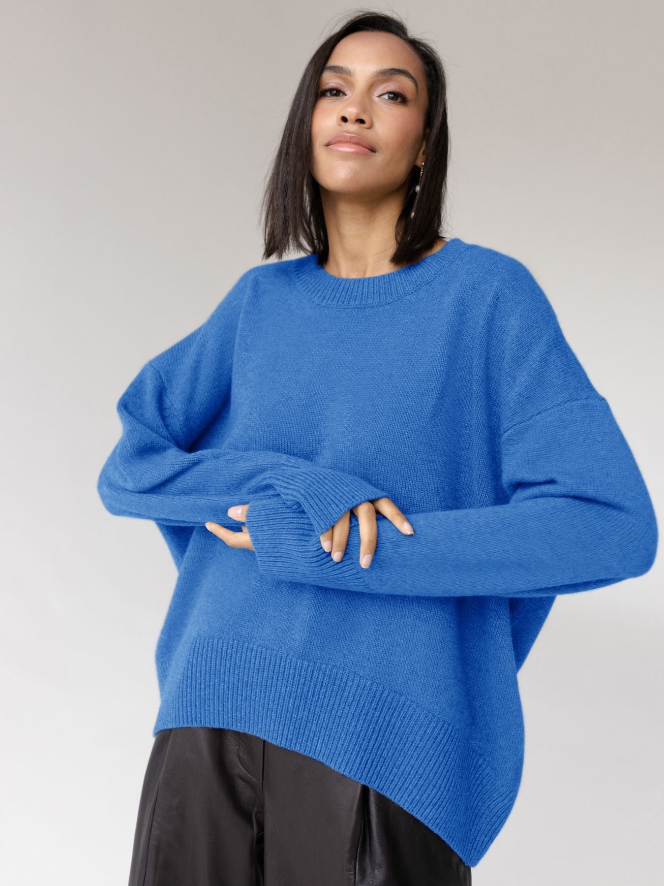 Ivyshape | Oversized Pullover Sweater