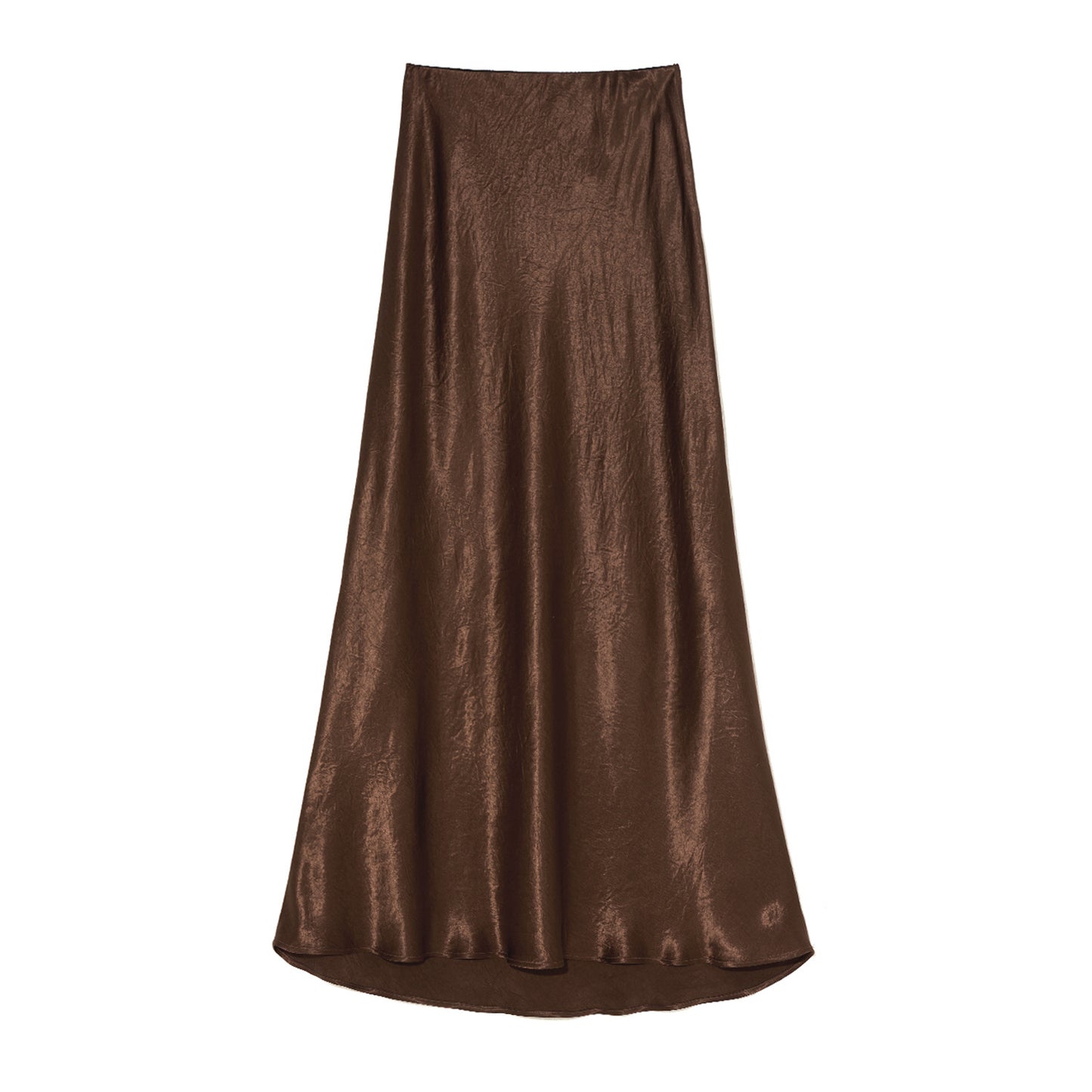 Women Elegant Maxi Skirt made of satinized viscose Ivyshape