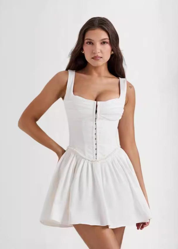 Ivyshape | Corset Flare Mini Dress