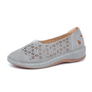 Women's casual shoes with floral cut-out design and comfortable sole Ivyshape