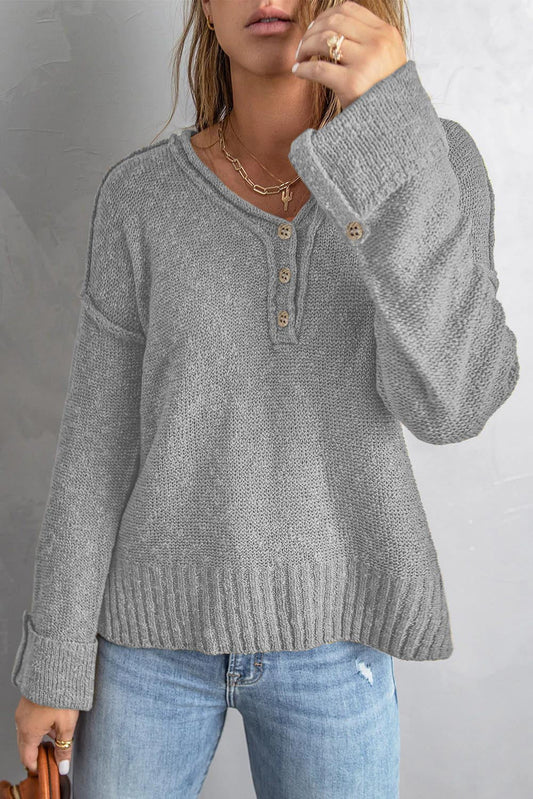 Ivyshape | Loose Casual Stylish Winter Sweater