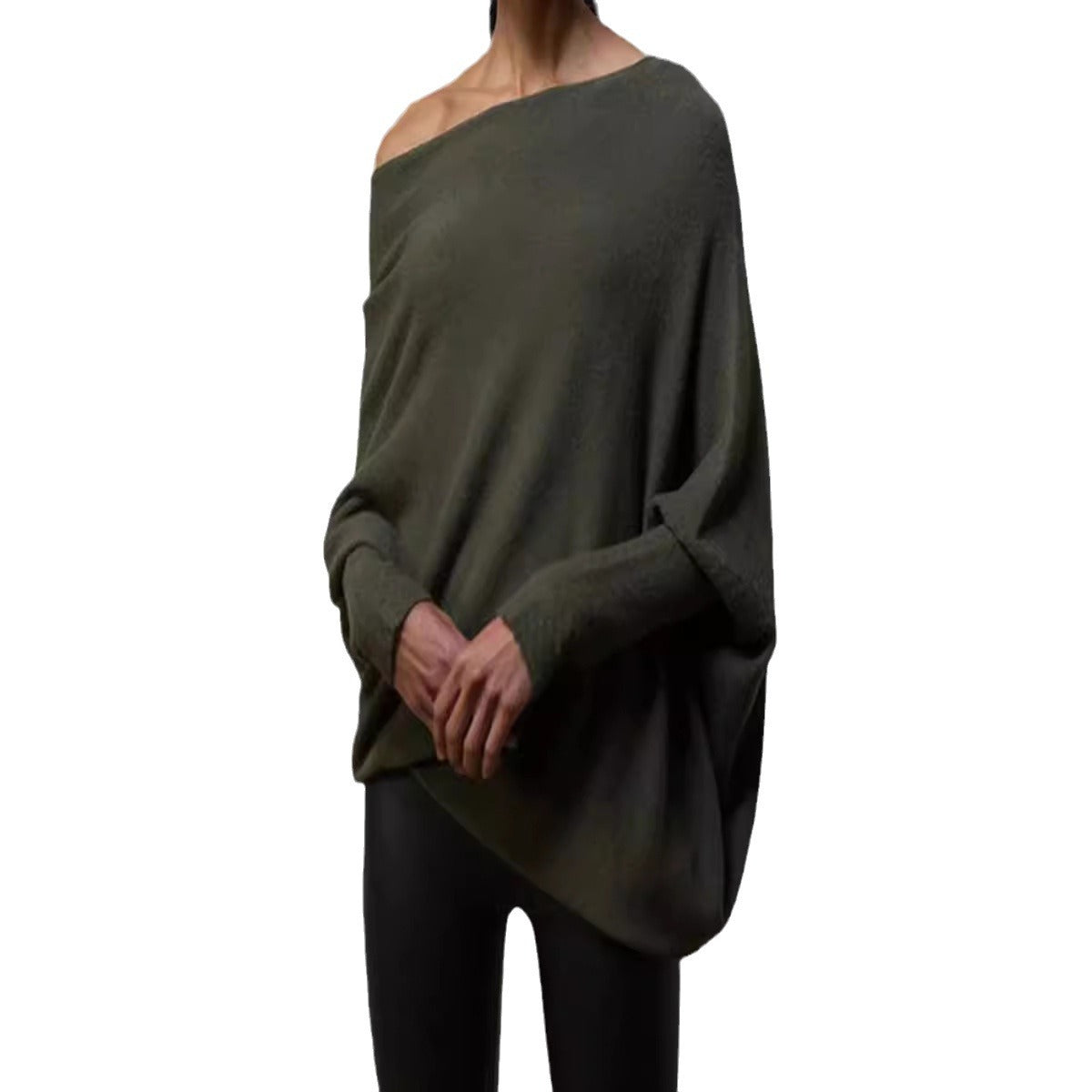 IvyShape | Cozy Temperament Pleated Knitted Pullover