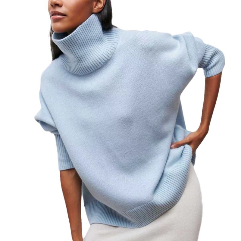 Ivyshape | Cozy Turtleneck Sweater