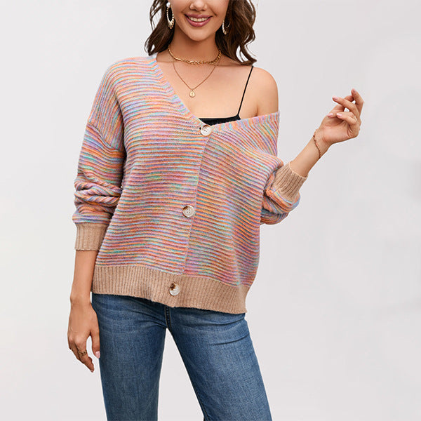 IvyShape | V-Neck Casual Cardigan