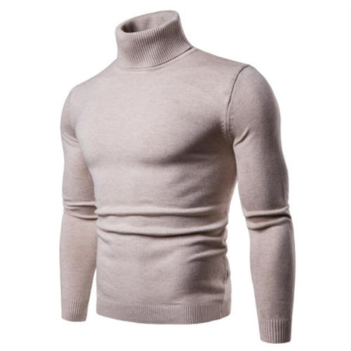 Men's turtleneck sweater made of fine merino wool Ivyshape