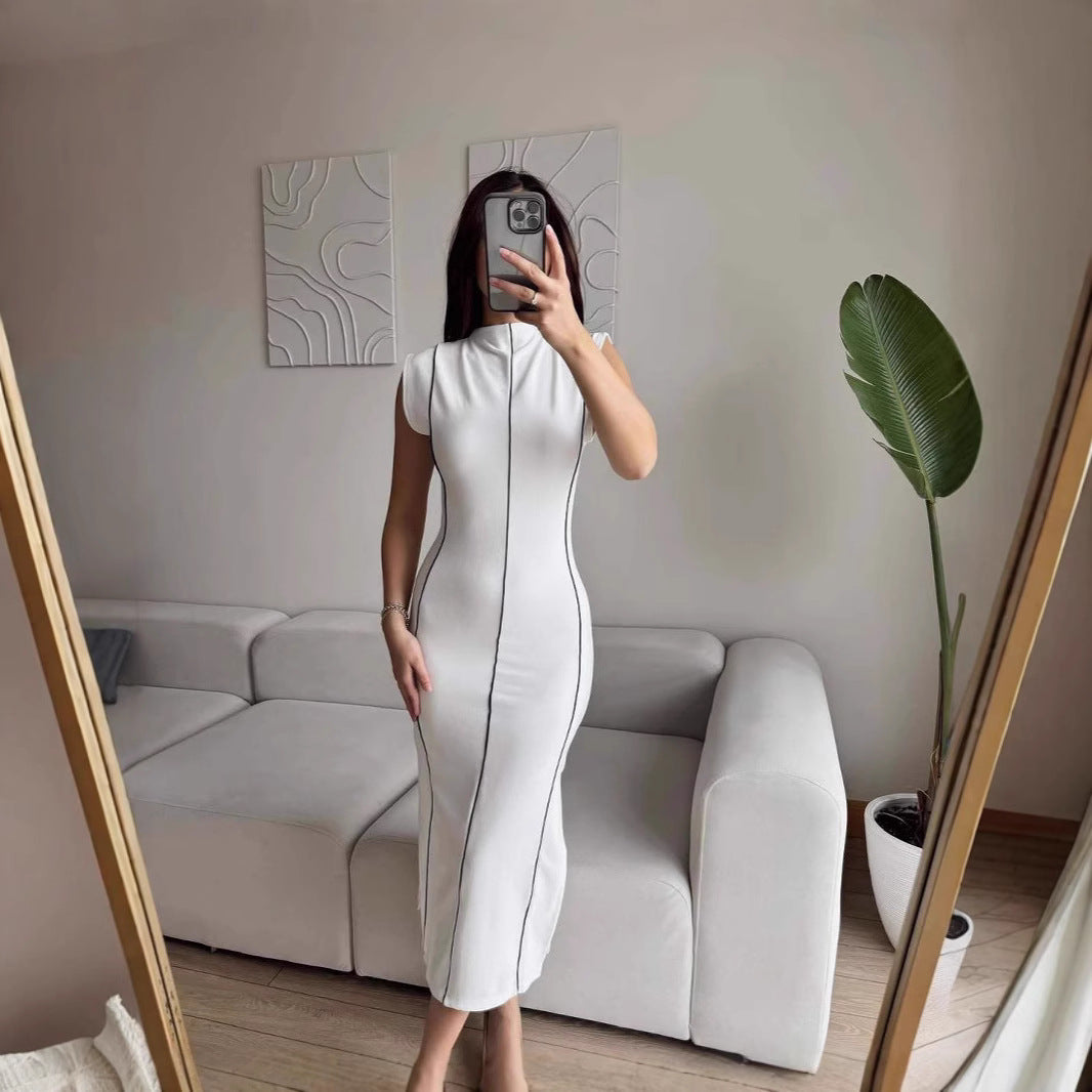 Ladies Stylish Bodycon Midi Dress Ivyshape