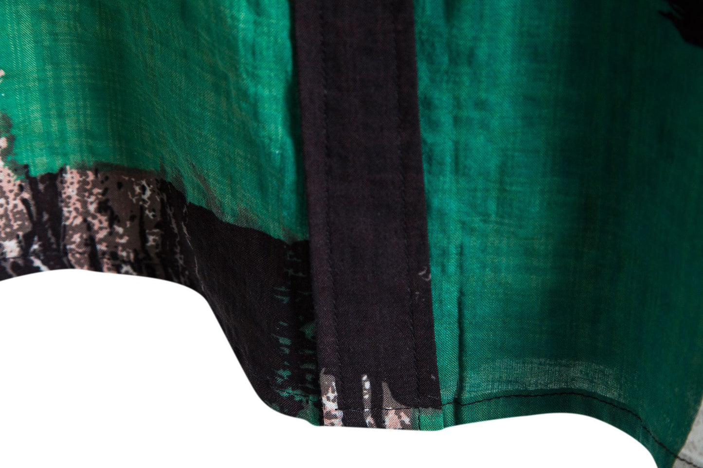 Men's short sleeve shirt with creative brush stroke pattern and lightweight fabric Ivyshape