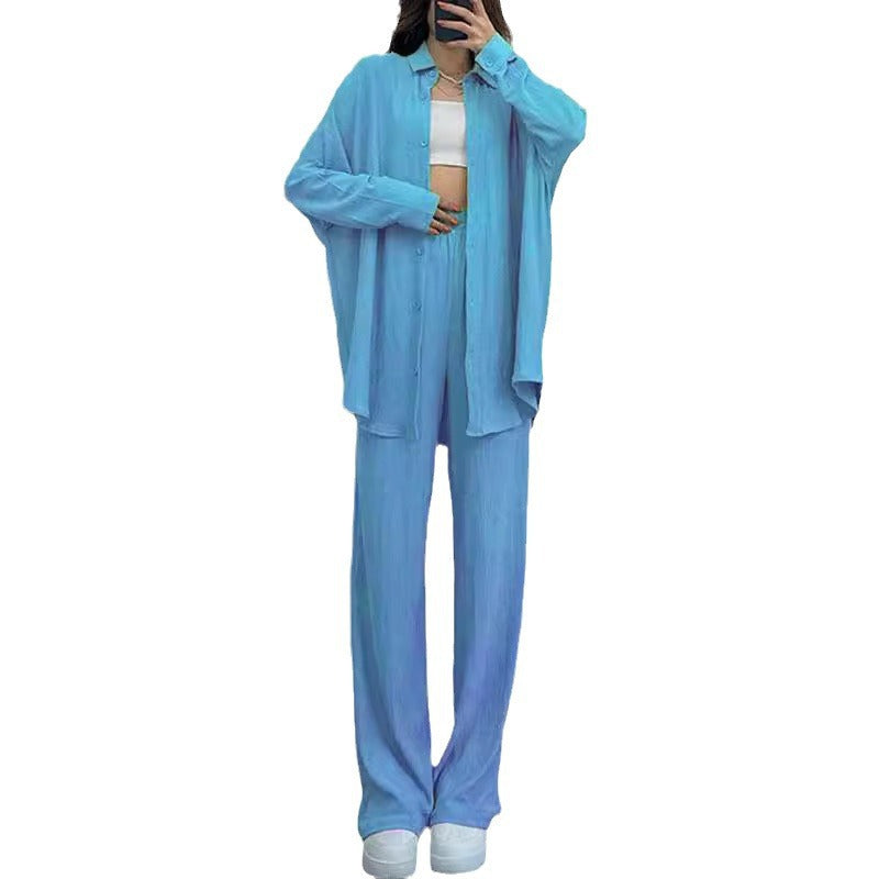 Women's casual jumpsuit with chic shirt Ivyshape