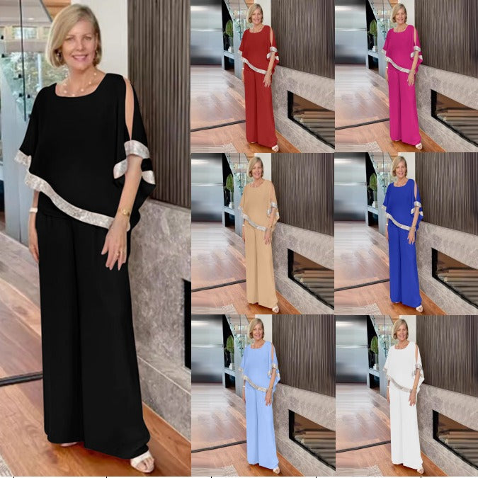 Women Elegant Tailored Two-Piece Ensemble Ivyshape