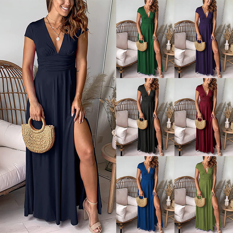 IvyShape | Chic Club Party Evening Solid Color Dress