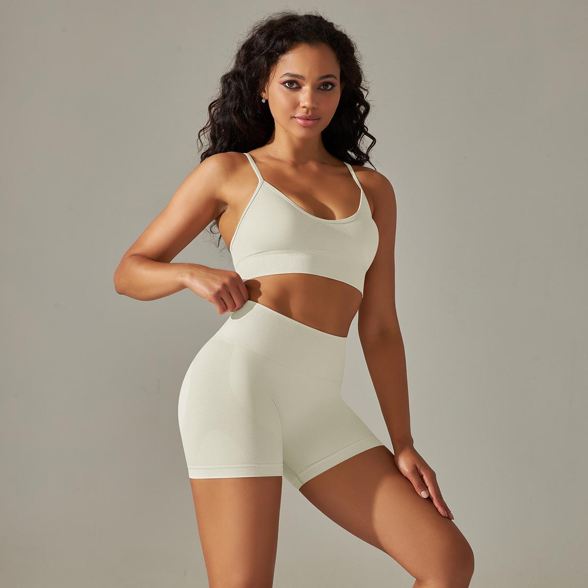 Women's Sports Bra and Shorts Set Ivyshape