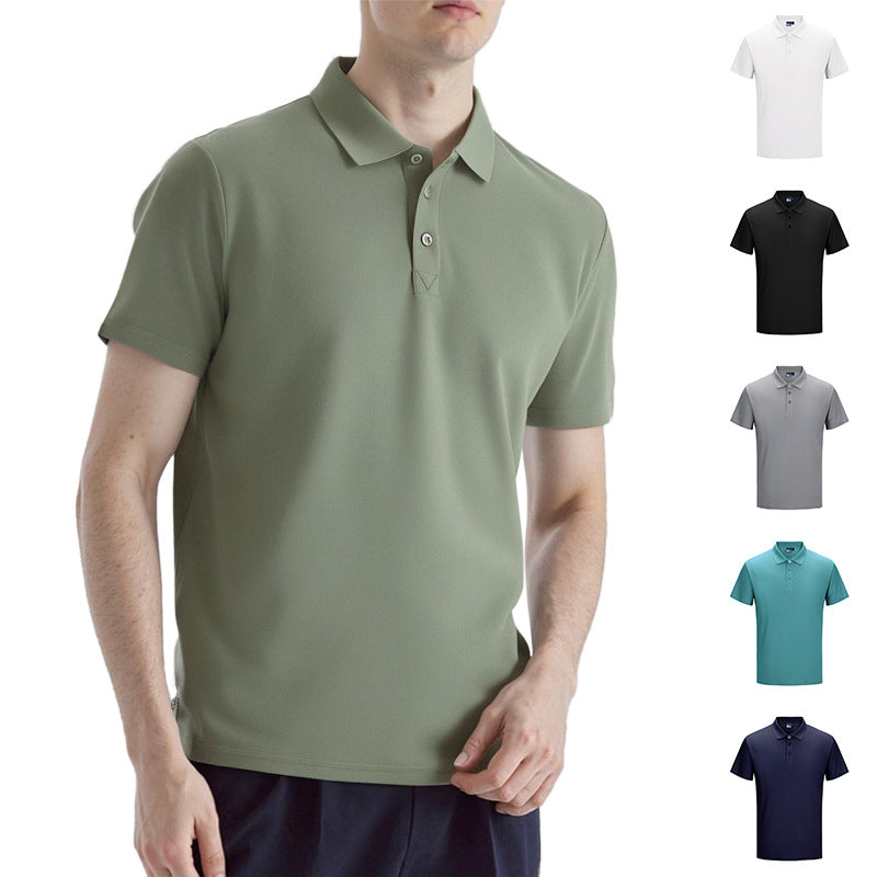 Men's polo shirt with modern quick-drying fabric and elegant fit Ivyshape