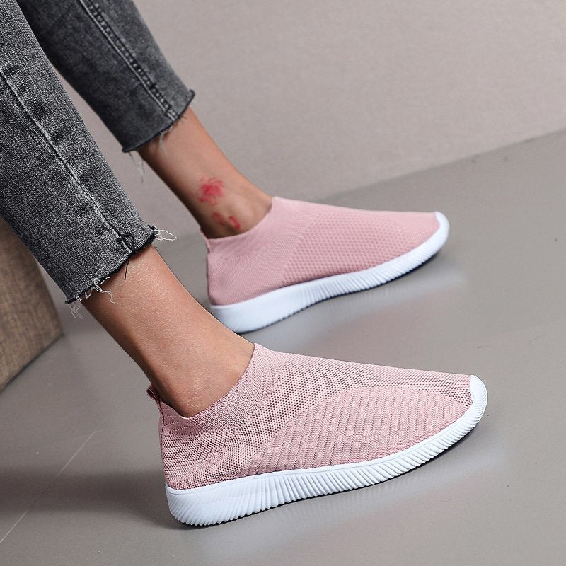 Women's sports shoes with elastic upper material and non-slip sole Ivyshape