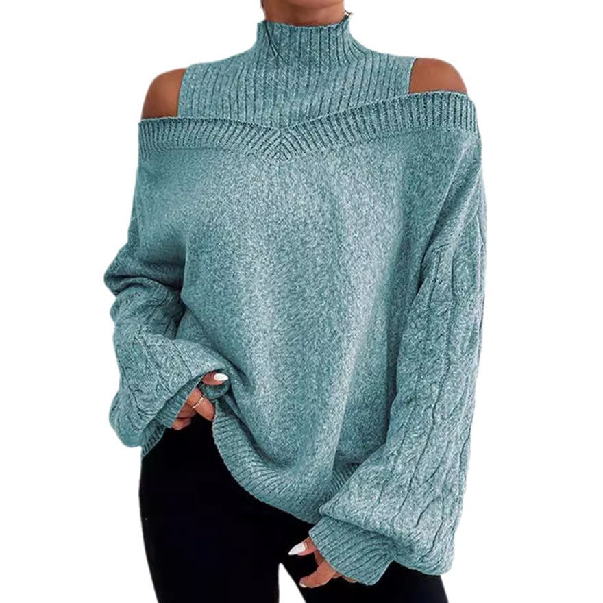 IvyShape | Oversized Cross-Border Knitted Sweater for Women