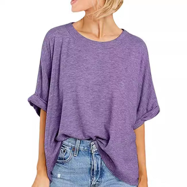 Ladies casual oversized T-shirt Ivyshape