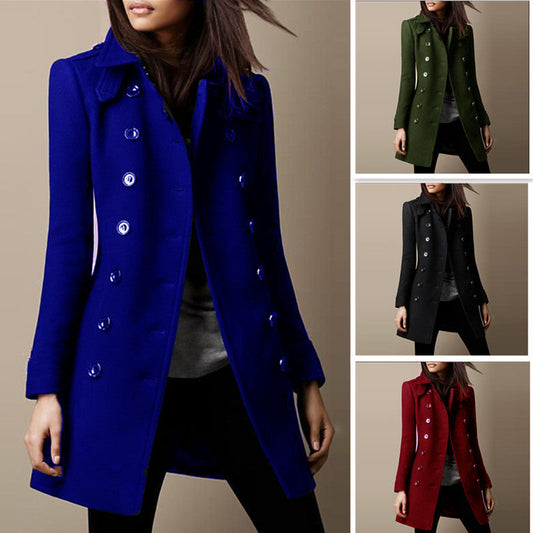 IvyShape | Women's Mid-Length Wool Coat