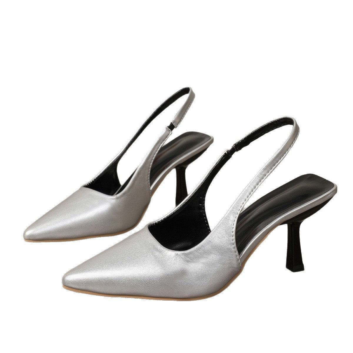 Women Elegant Slingback Pumps with Pointed Toe Area and Fashionable Heel Design Ivyshape